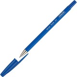 Ручка шариковая ATTACHE Style 0,5 мм прорезиный корпус, зеленый стержень